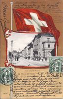 CHAUX - de - FONDS, carte fenêtre avec le POD