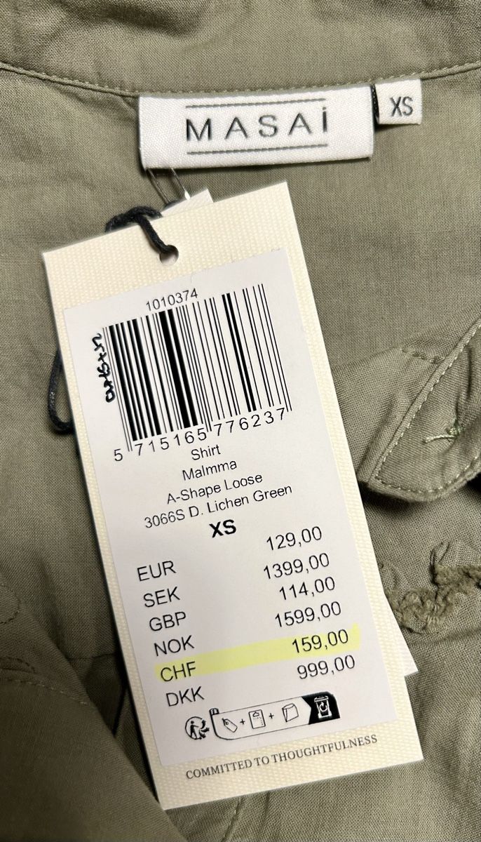 Camicette: Masai Bluse, Grösse XS, neu mit Etikette – Nuovo e nell'imballaggio originale da Oberhasli venduto da anzis 4