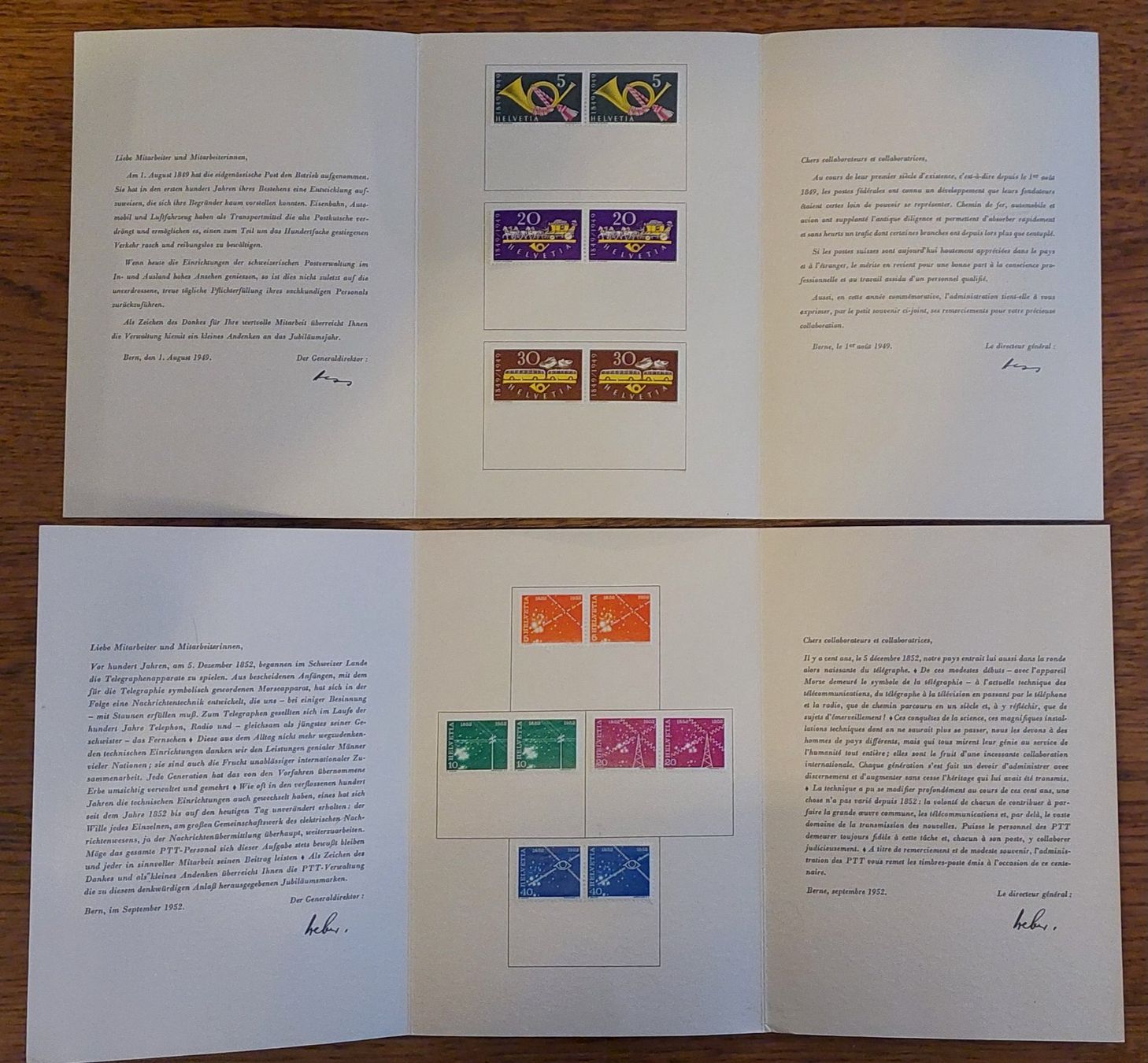 Tutti i francobolli: Suisse, divers carnets souvenir de 'administration PTT – Usato da Saillon venduto da picav 2