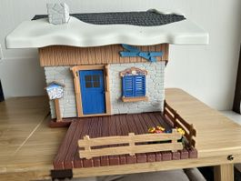 PLAYMOBIL Berghütte Skihütte Chalet –Haus Winter Weihnachten