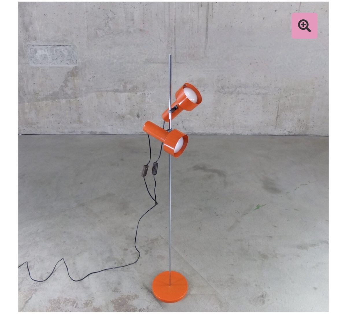 Lampen: Stralux Vintage Stehlampe orange – Gebraucht aus Basel von Joshy03 1