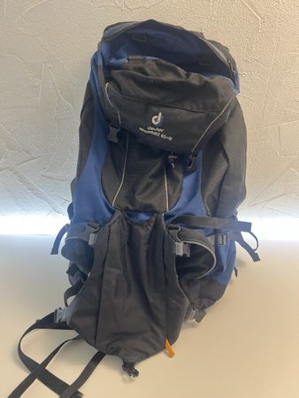 Deuter Rucksack Aircontact 65+10 Blau Schwarz