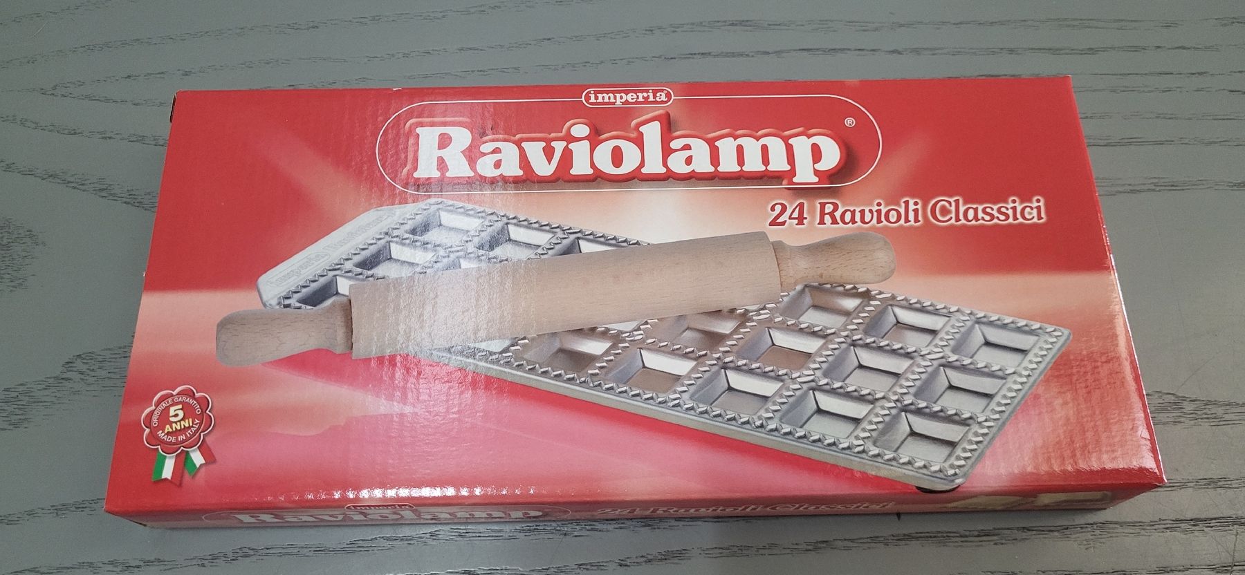 Elettrodomestici da cucina: Ravioliform Imperia Raviolamp, 24 Ravioli, neu – Nuovo e nell'imballaggio originale da Figino venduto da mayam63 3