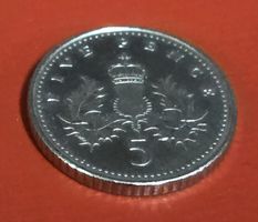5 Pence - UK Münze (1995)