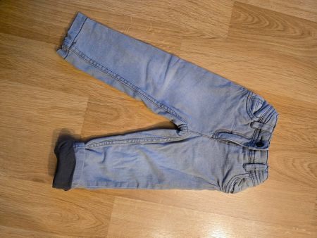 Gefütterte Hose / Thermo-Jeans Grösse 86/92