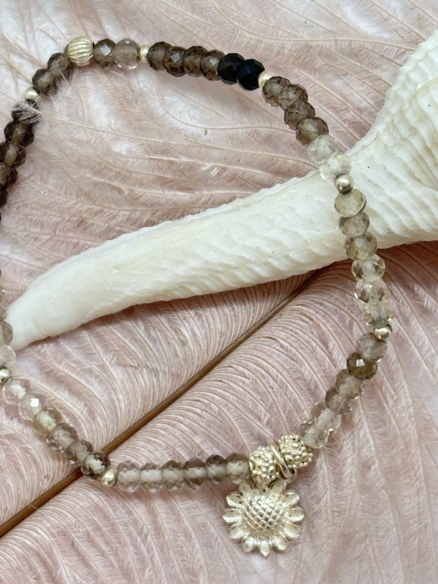 Armbänder & -reifen: Rauchquarzarmband mit Anhänger 925 – Neu und originalverpackt aus Niederglatt ZH von Silberschmuck-design