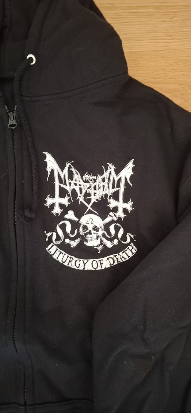 Maglioni & Felpe: Original MAYHEM Hoodie Gr. L oder XL – Usato da Aarberg venduto da Retoson 2