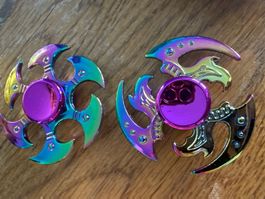 2x Fidget-Spinner: sensorisches Stressabbau Drehspielzeug