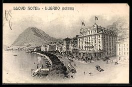 AK Lugano, Lloyd Hotel, 1910