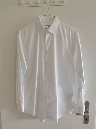 SELECTED HOMME Hemd, Weiss Classic Gr M, tip-top