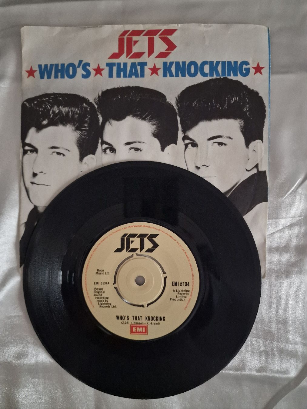 Dischi in vinile: Jets - Who's that knocking 7' Single – Usato da Pfaffnau venduto da gunport 2
