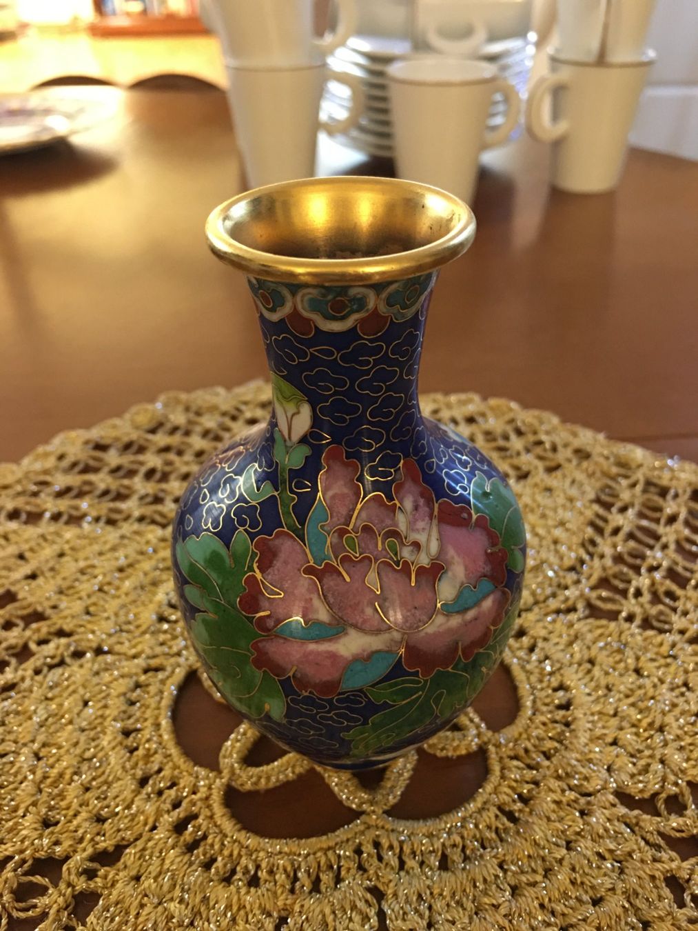 Vasi & Recipienti: Cloisonnévase Höhe 10cm – Nuovo (secondo la descrizione) da Eich venduto da Jokove63