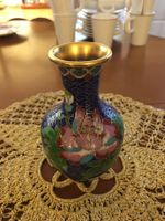 Cloisonnévase Höhe 10cm