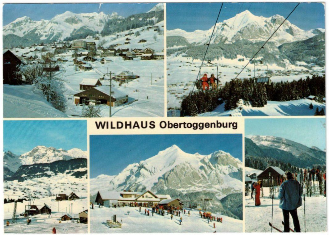 Cartoline postali: Wildhaus - 5 Bild AK – Usato da Binningen venduto da Mountainrider