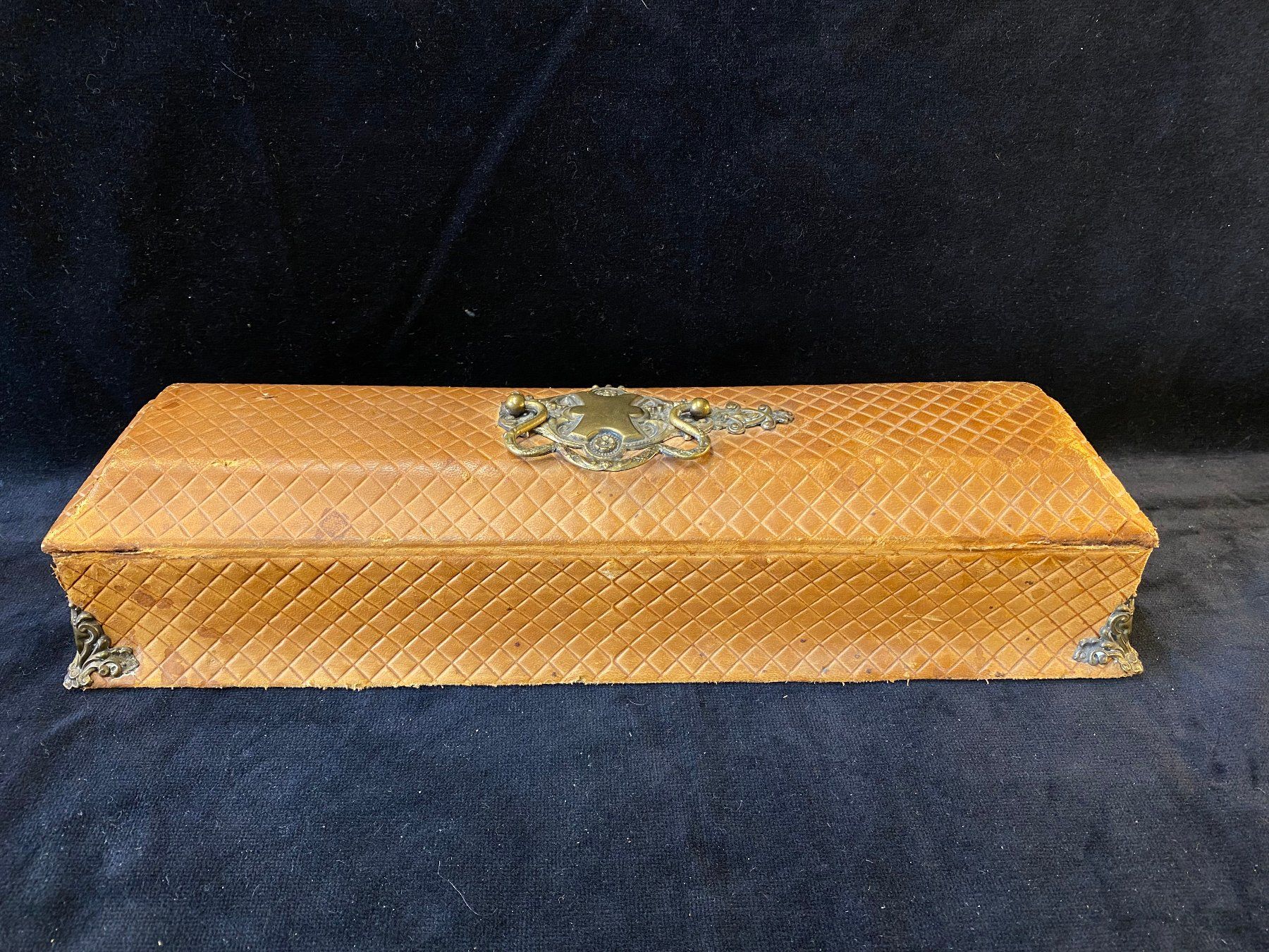 Barattoli: Seltene Antike Handschuh Box um 1890 – Usato da Schaffhausen venduto da vintageworld 3
