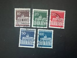BRD Nr.286-290 Dauerserie gest. (5892)