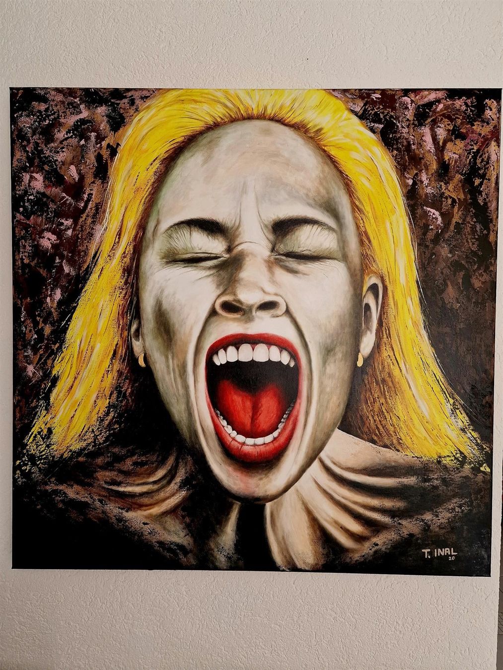 Posters & Illustrations: SCREAM -- Acrylfarben auf Leinwand – Neuf avec emballage d'origine à Neunkirch par neunkirch66 2