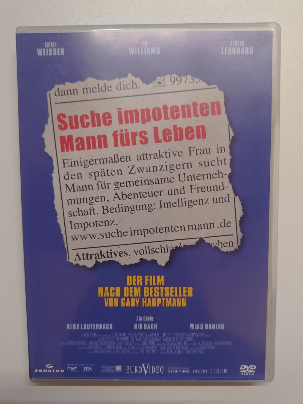 Tutti i DVDs: Suche impotenten Mann fürs Leben – Usato da Liestal venduto da Kratzilla
