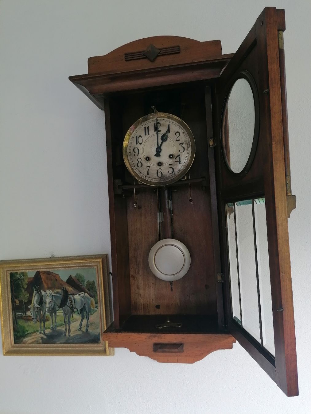 Uhren: Vintage Wanduhr Gustav Becker – Defekt aus Stettlen von Redno_Hilas 2
