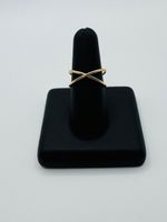 Golden farbiger Ring / Grösse: 54