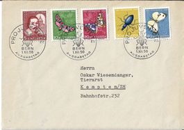 FDC Pro Juventute 1956