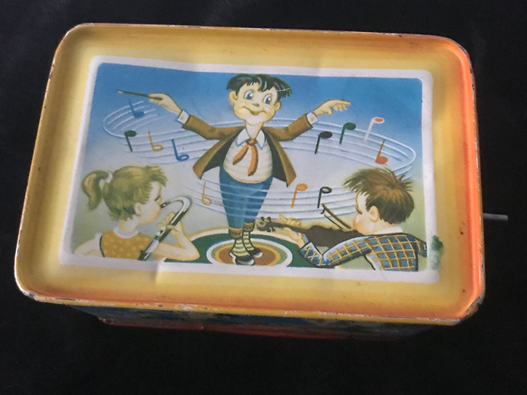 Spieldosen: Musikdose, Blechdose, Spieldose, Vintage, Retro – Gebraucht aus Kappel SO von siebenmeilenstiefel 4