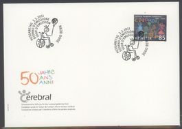 2011, FDC, 50 Jahre Cerebral (Nr. 1384)