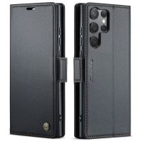 Galaxy S25 ultra - Etui à Rabat étui de lux Noir023