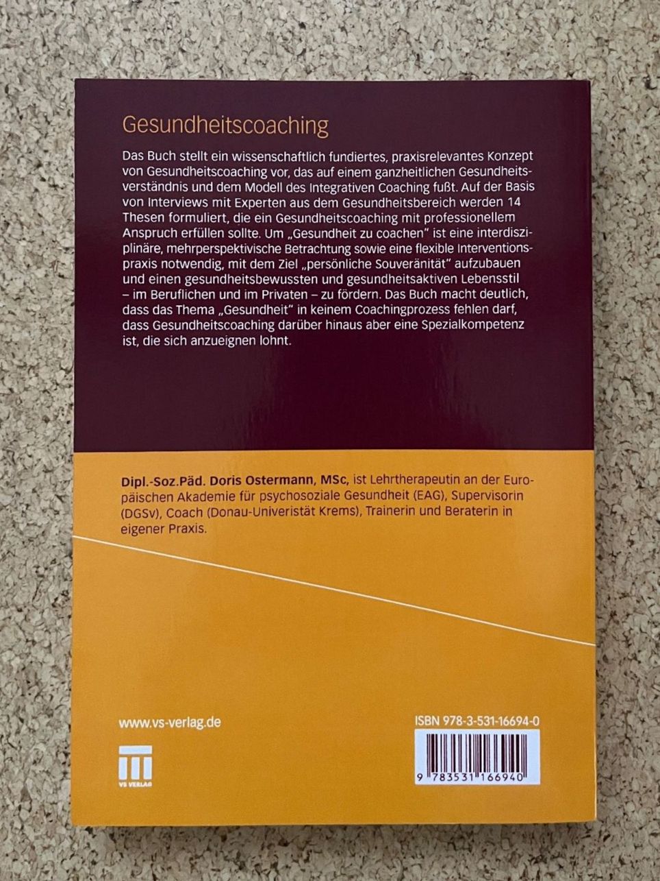 Livres: Taschenbuch "Gesundheitscoaching", Doris Ostermann – D'occasion à Grosswangen par Vita500 1