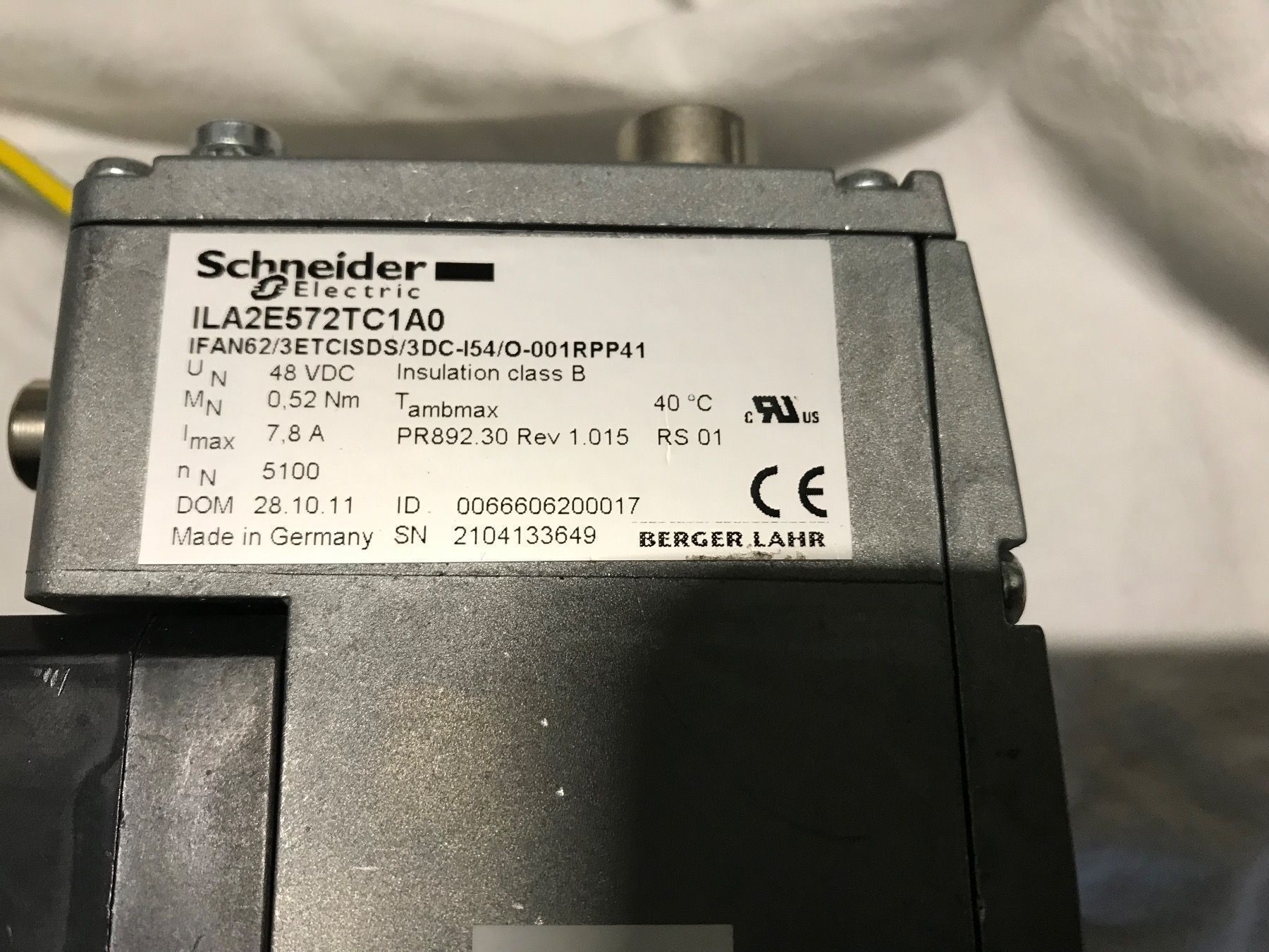 Motoren: Servomotor Lexium ILA2E572TC1A0 mit EtherCAT und Getriebe – Neu (gemäss Beschreibung) aus Subingen von tfe_p7y9 4