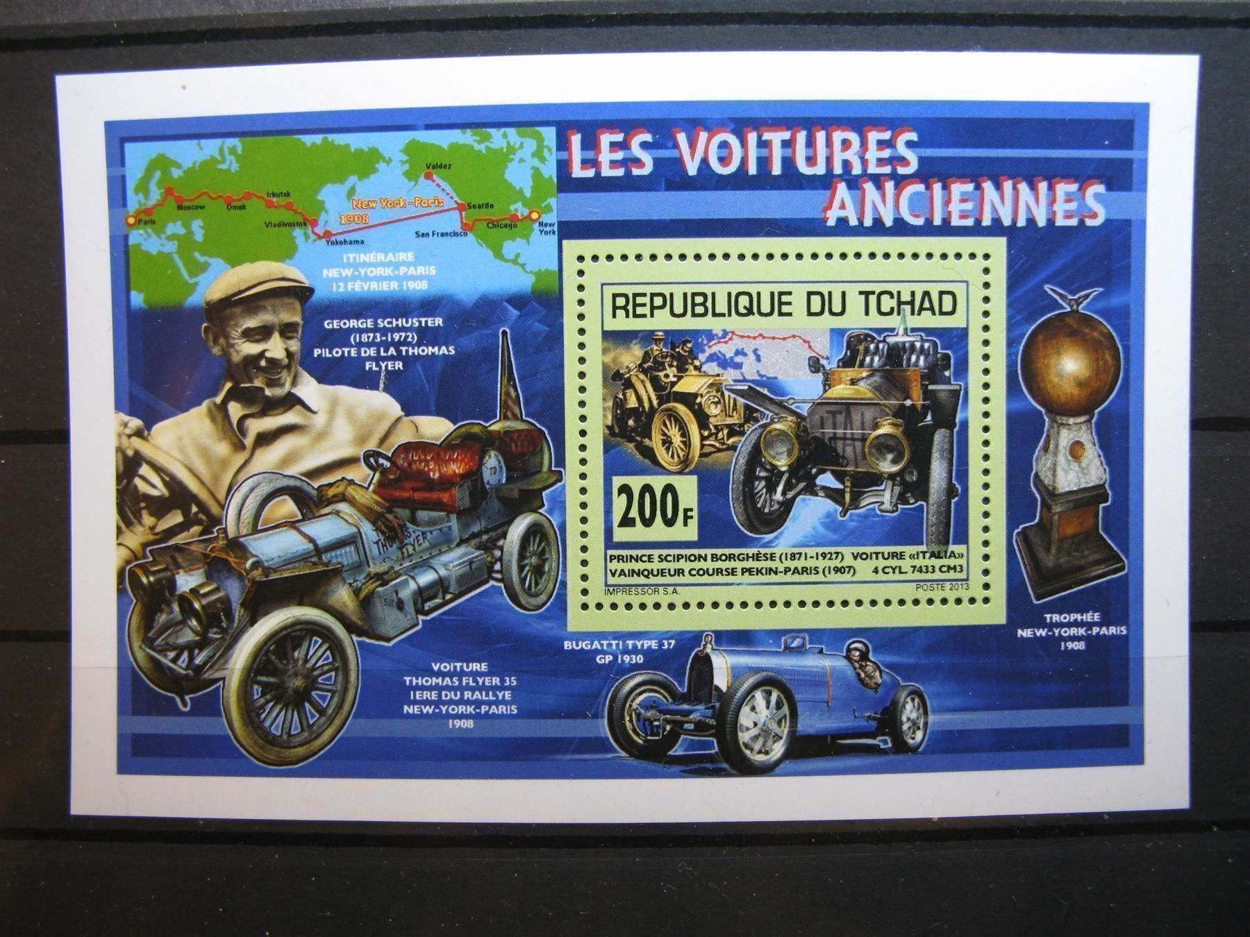 Tutti i francobolli: Auto  Oldtimers Tschad 2013 ** – Usato da Wil SG venduto da fva01