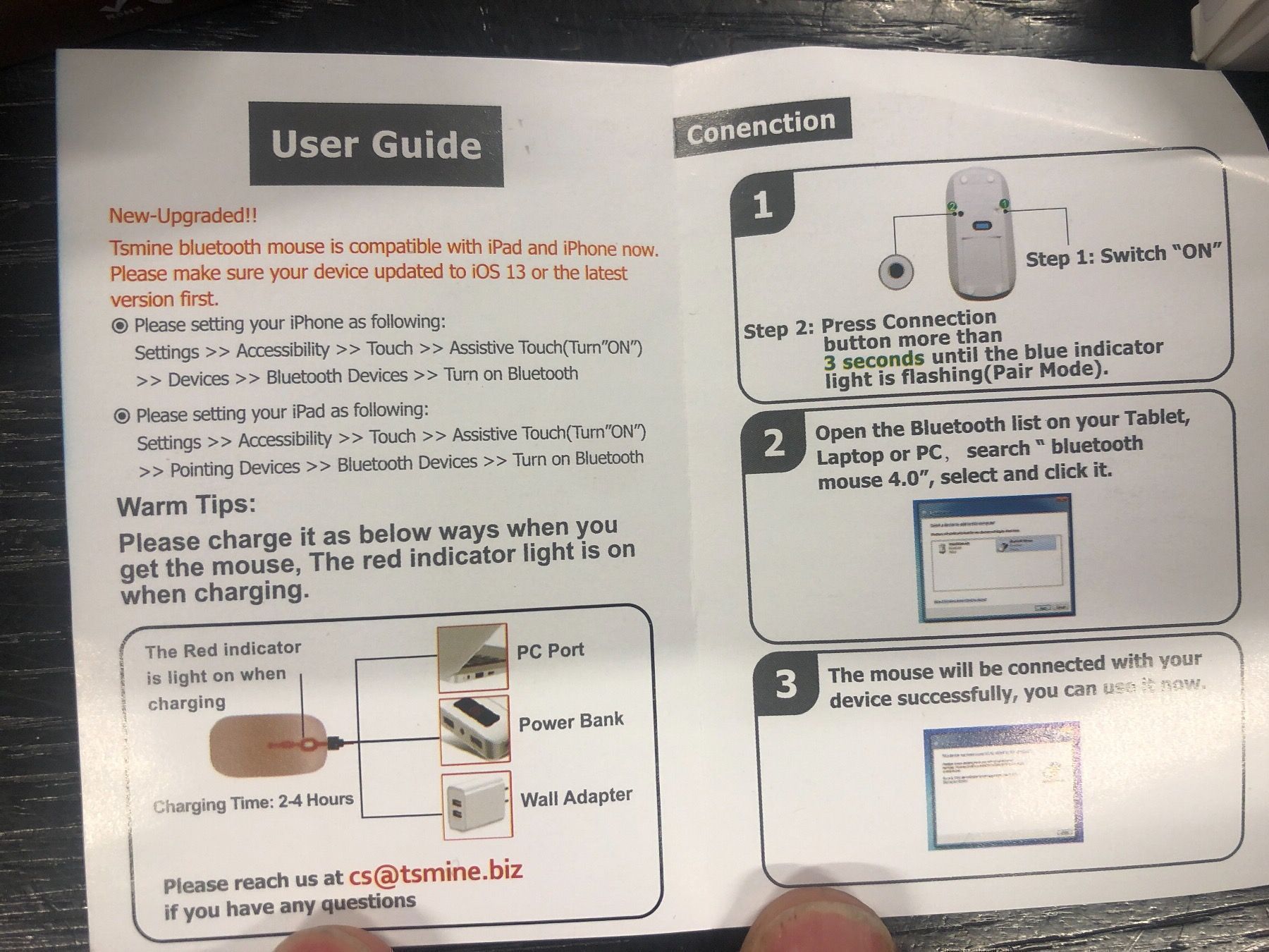 Maus: Wireless Mouse Tsmine(3) – Neu (gemäss Beschreibung) aus Rorschach von TimelessTrading 3