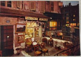 GENÈVE - Boutique au Bourg de Four la nuit