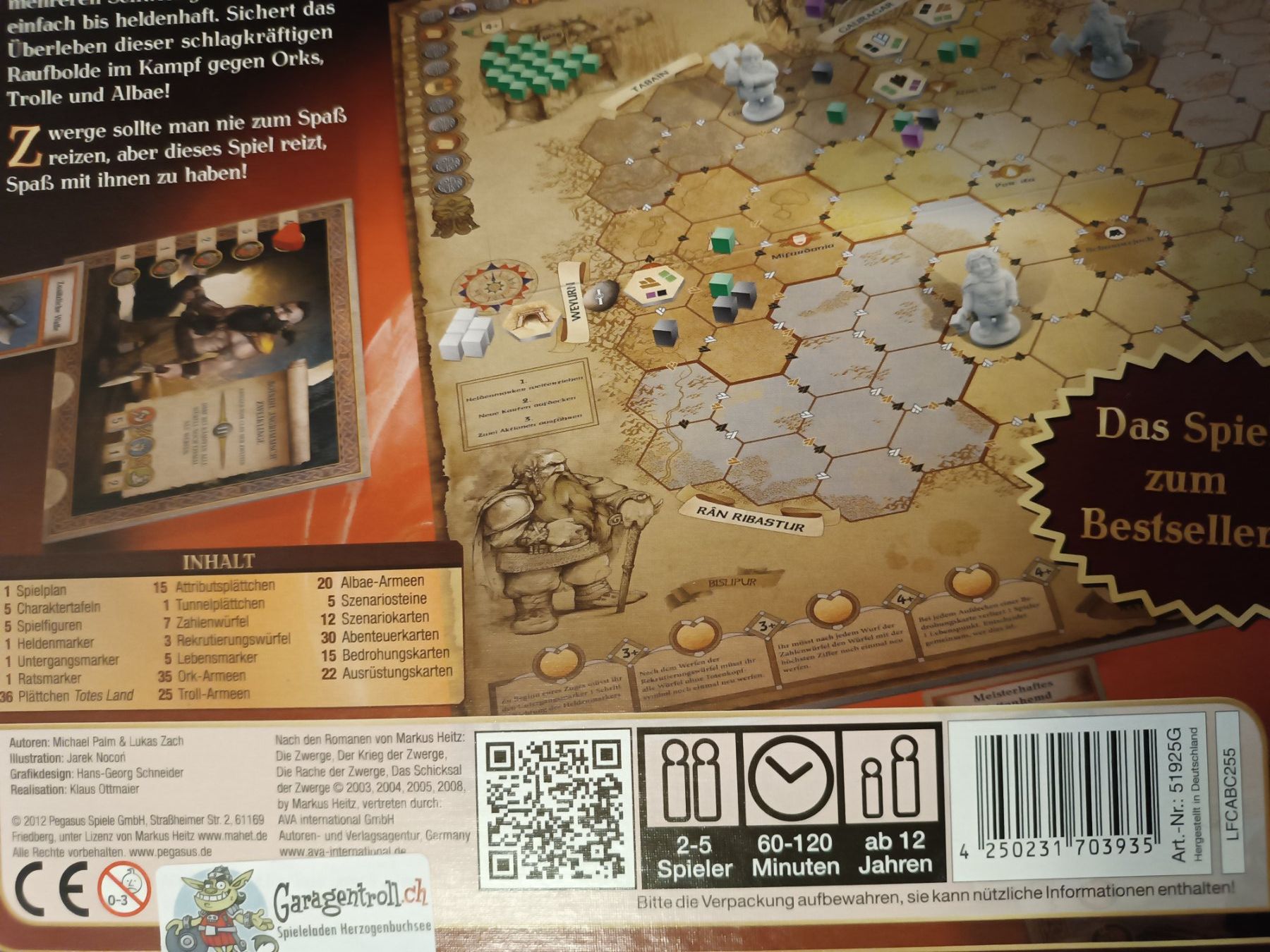Pegasus Spiele Giochi: Die Zwerge- Gesellschaftsspiel – Usato da Herzogenbuchsee venduto da Akroma 2