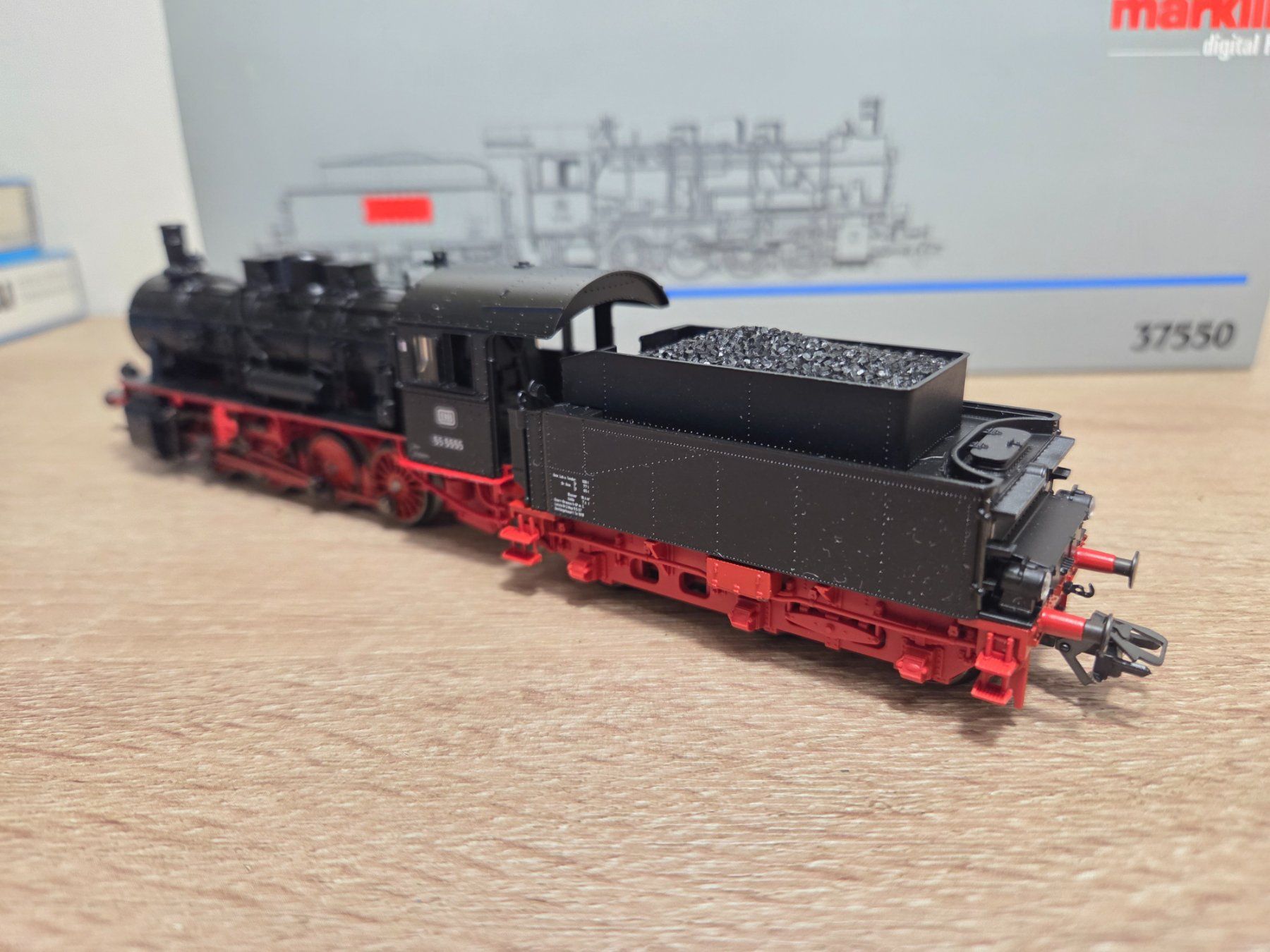 Märklin Modelleisenbahnen: Märklin 37550 Dampflok BR 55 DB Digital H0 – Gebraucht aus St-Aubin-Sauges von Lo_Go 4