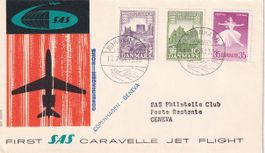 Erstflug SAS Caravelle Kopenhagen - Genf 1959