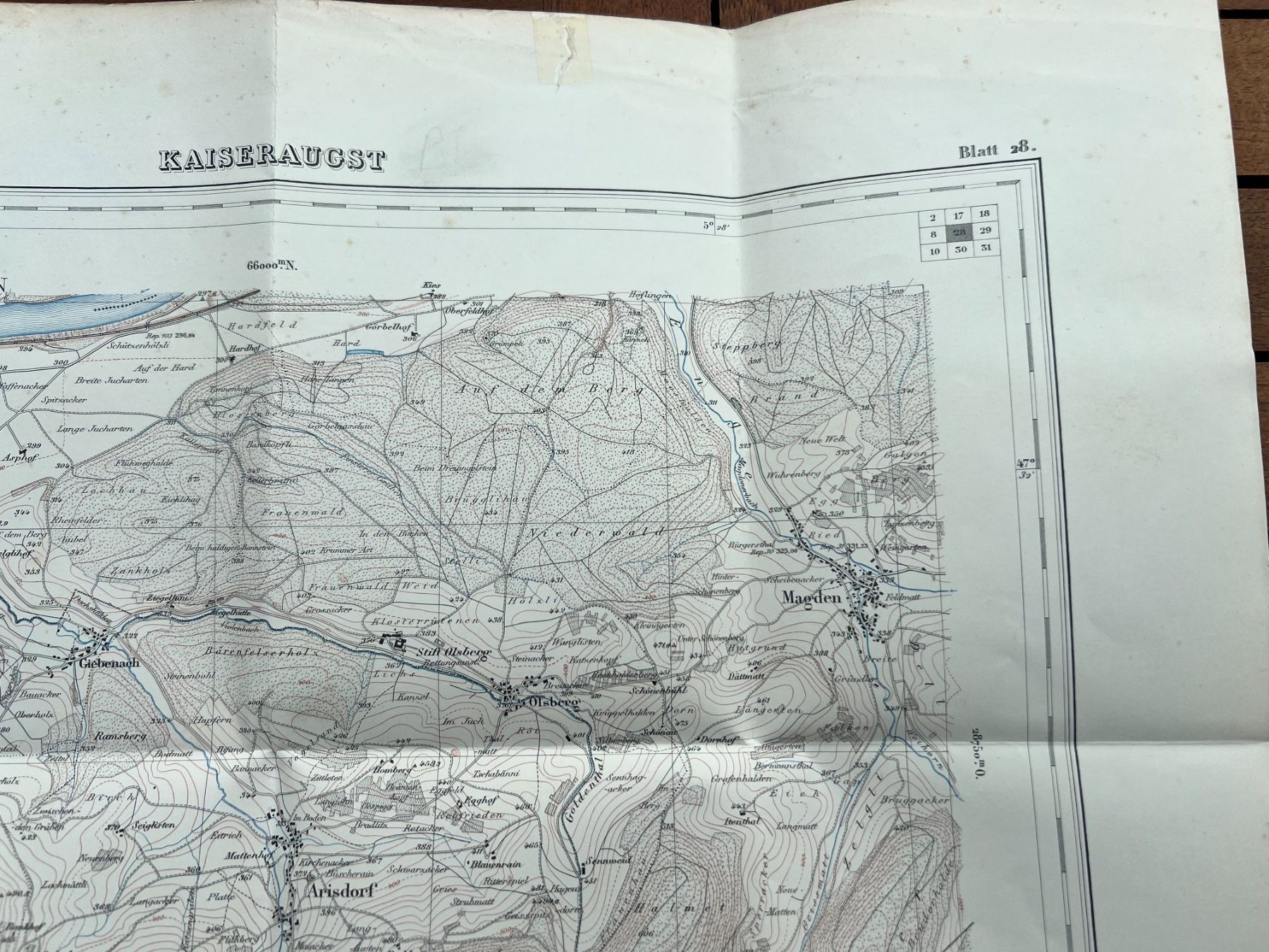 Cartine & Atlanti: Carte ancienne Kaiseraugust (1901) – Usato da Savigny venduto da dor_5v9q 3