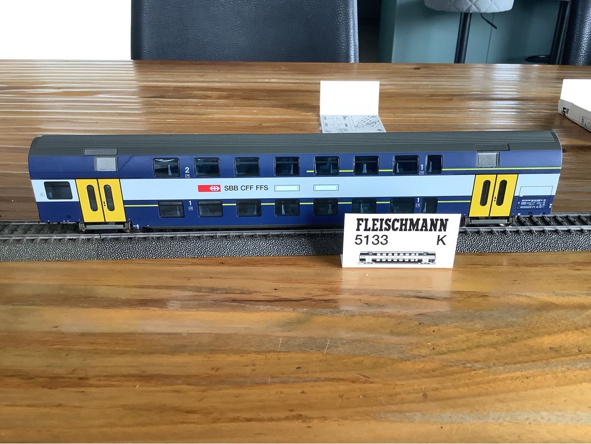 Fleischmann Trains électriques: Fleischmann SBB Dosto 5134 5133 1632 – D'occasion à Eglisau par Papillion 6