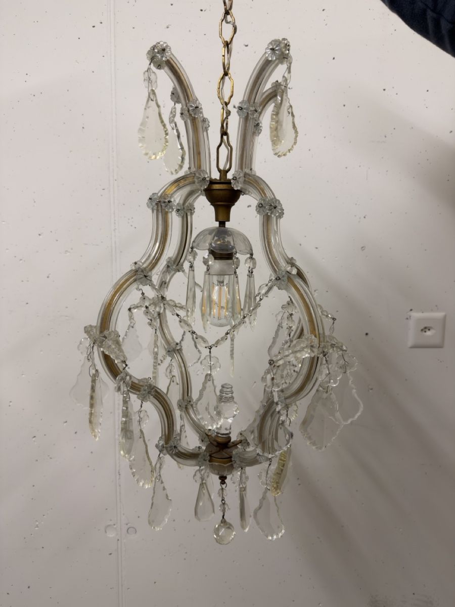 Lampadari & plafoniere: Alter Kristallglaskronleuchter Maria Theresia – Usato da Lenzerheide/Lai venduto da Rogah 3