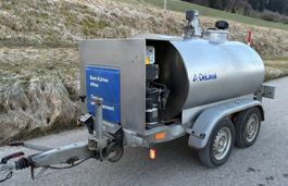 Fahrbarer Delaval 1300lt. Milchtank mit Kühlung.