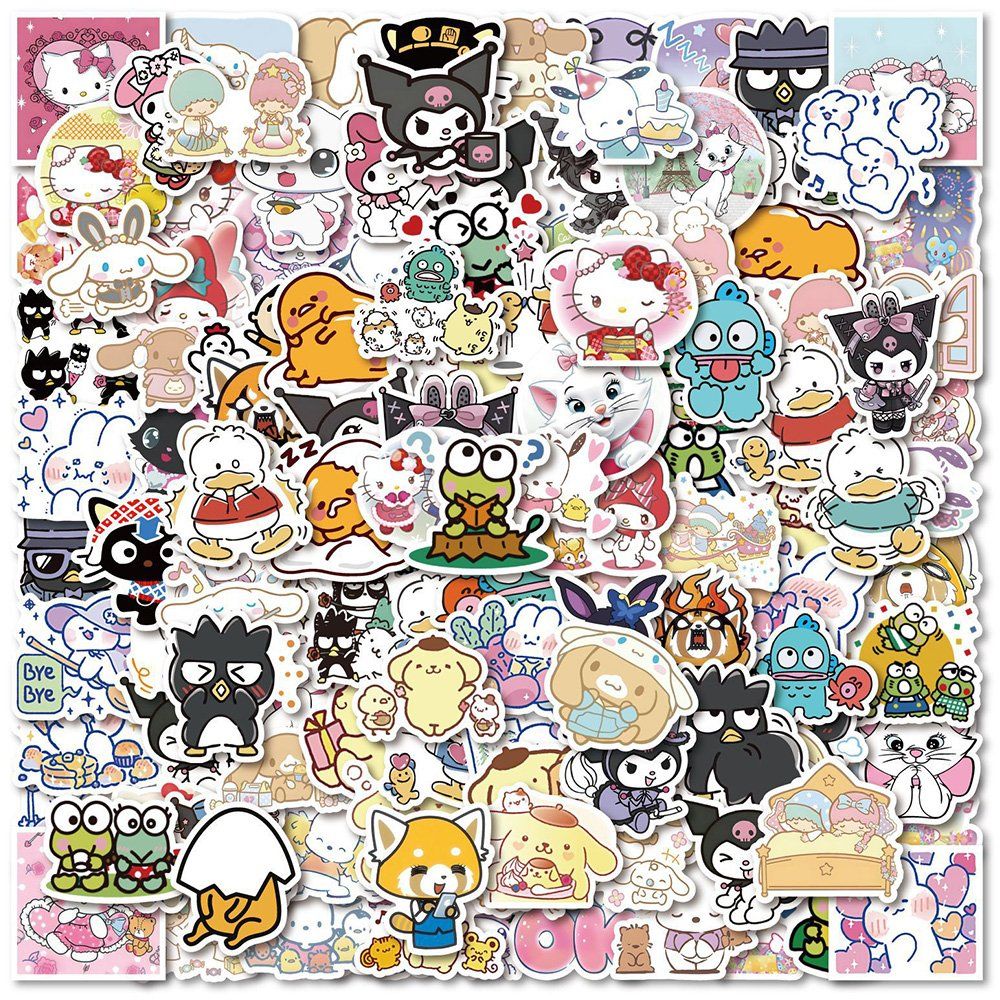 Sticker: 50 stk. Aufkleber Cartoon mix – Nuovo e nell'imballaggio originale da Uerkheim venduto da Kaufoption 5