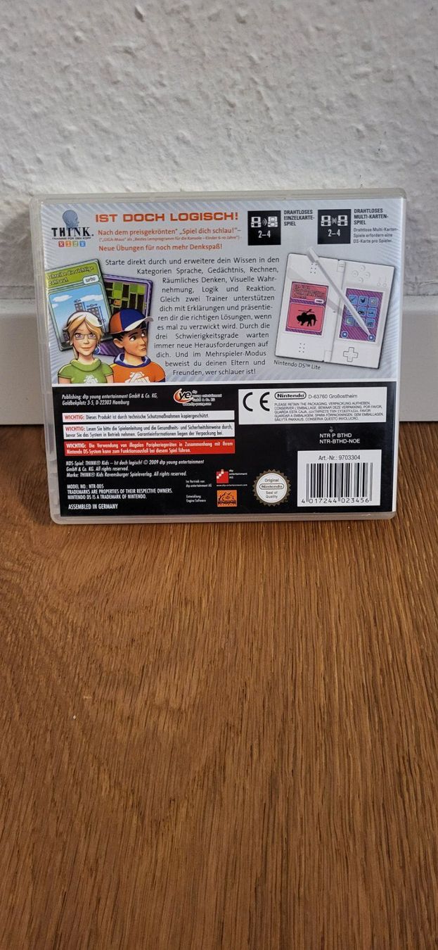 Nintendo Spiele: Nintendo DS - Think Kids – Gebraucht aus Münsingen von Heroism2010 1