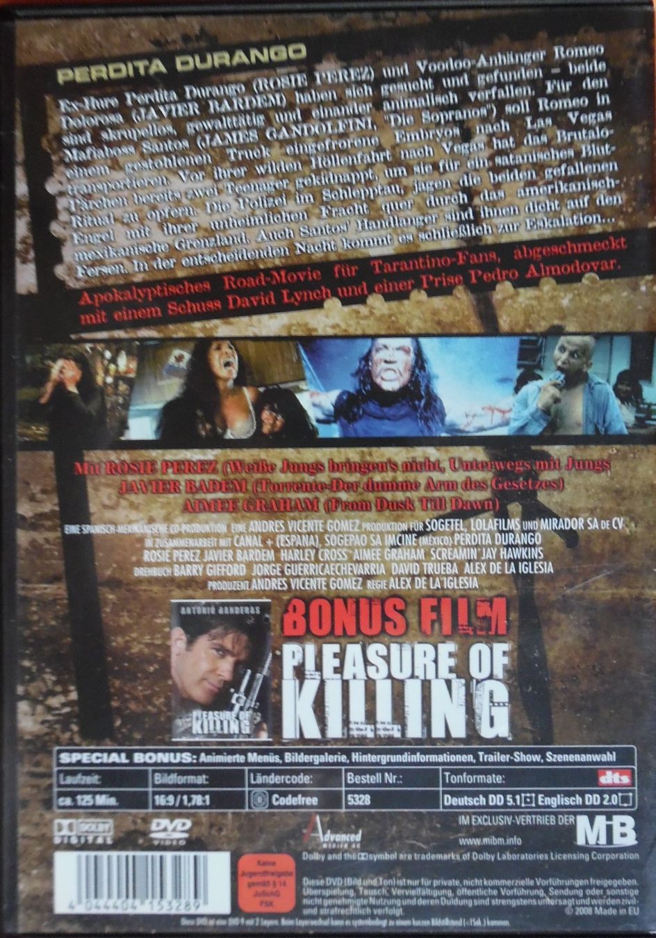 Tutti i DVDs: Perdita Durango – Usato da Bellinzona venduto da Luna093 2