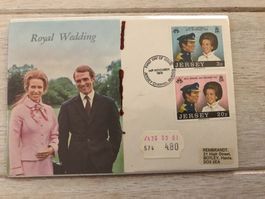 FDC Jersey - Royal Wedding (800-32)