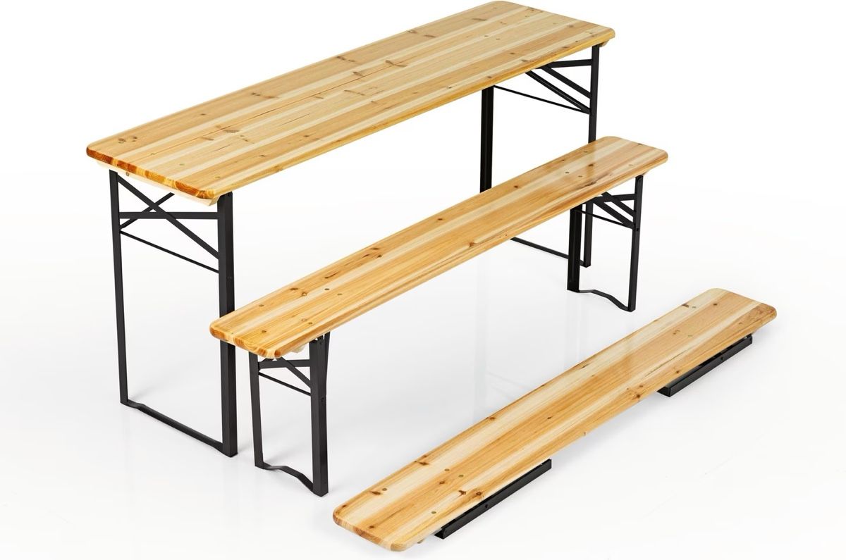 Tavoli: Biergarten Table & Benches Set - Great for Summer Parties! – Nuovo (secondo la descrizione) da Zürich venduto da max_9ym2 1
