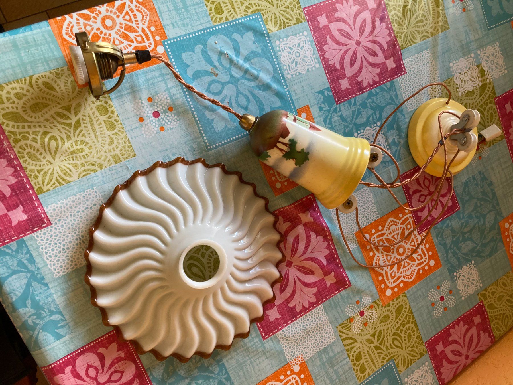 Lampadari & plafoniere: Antike Decken  Zug Lampe – Usato da Plasselb venduto da lululuca 2