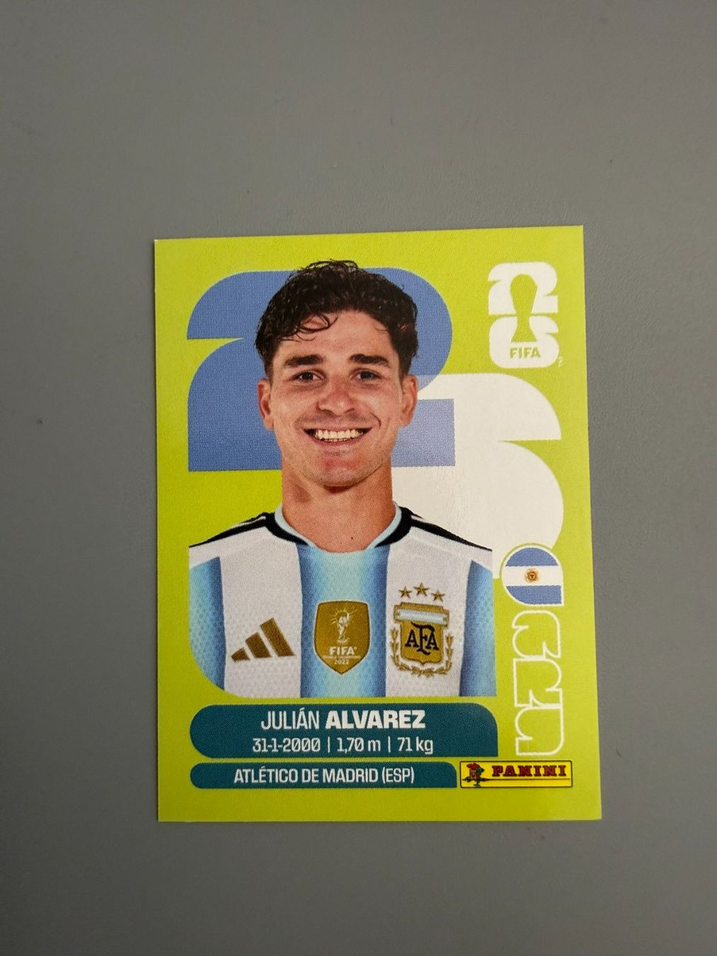 Panini Cartes à collectionner: Panini Julian Alvarez ARG19 – D'occasion à Liebefeld par Ronaldo-1996