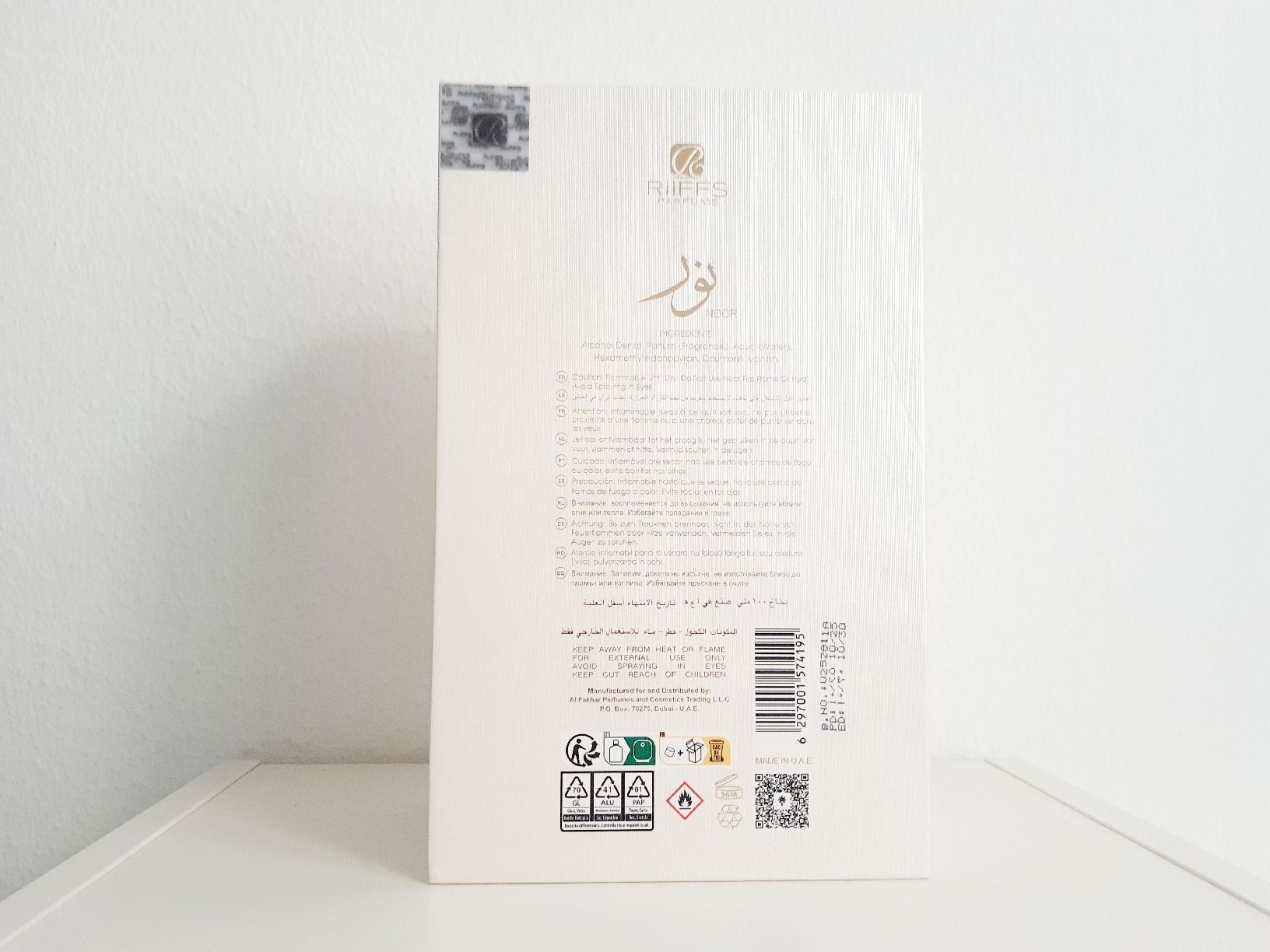 Parfum & Eau de Toilette: RIIFFS Noor Extrait  – Gebraucht aus Winterthur von Je. 2