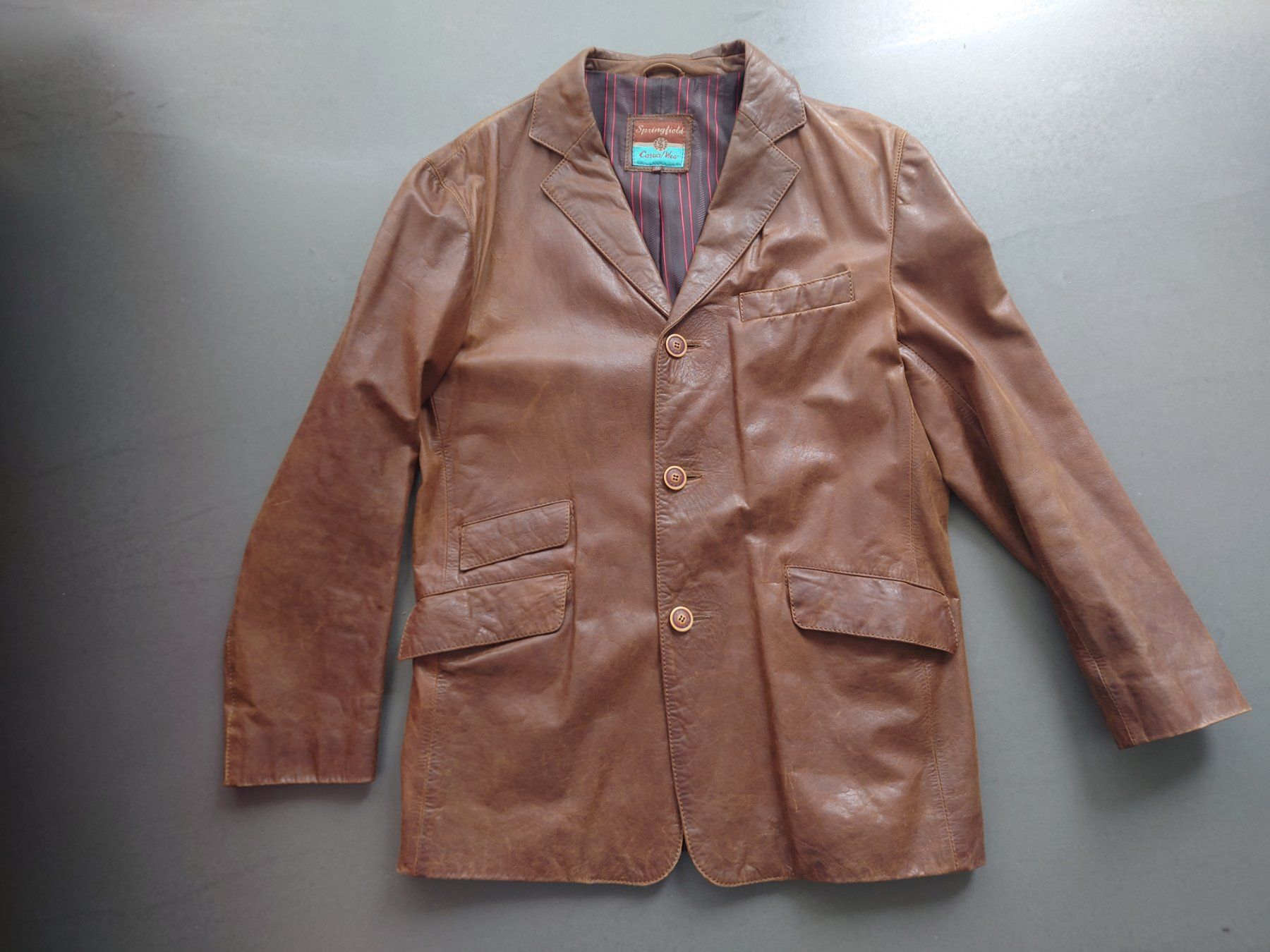 Giacche: Lederblouson Springfield - Grösse M – Usato da Basel venduto da PasBa