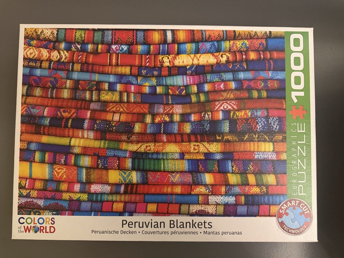 Puzzle: Eurographics Puzzle Peruvian Blankets 1000 Pieces – Usato da Zürich venduto da jus_sw7l